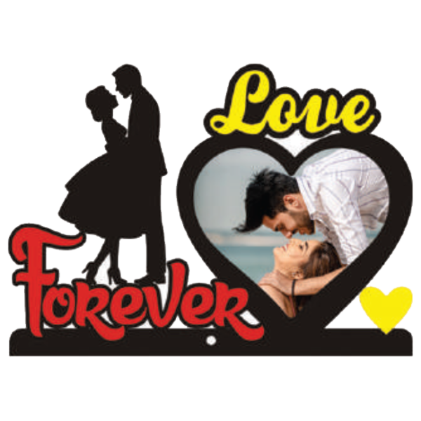 Love Forever Cut Out Photo Frame Model 7