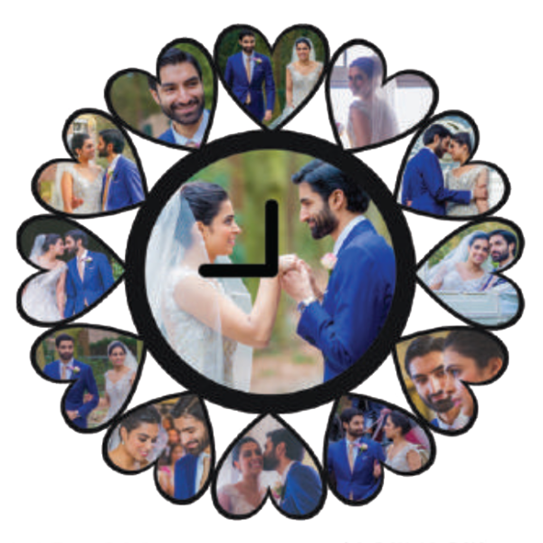 Clock Photo Frame Model 1