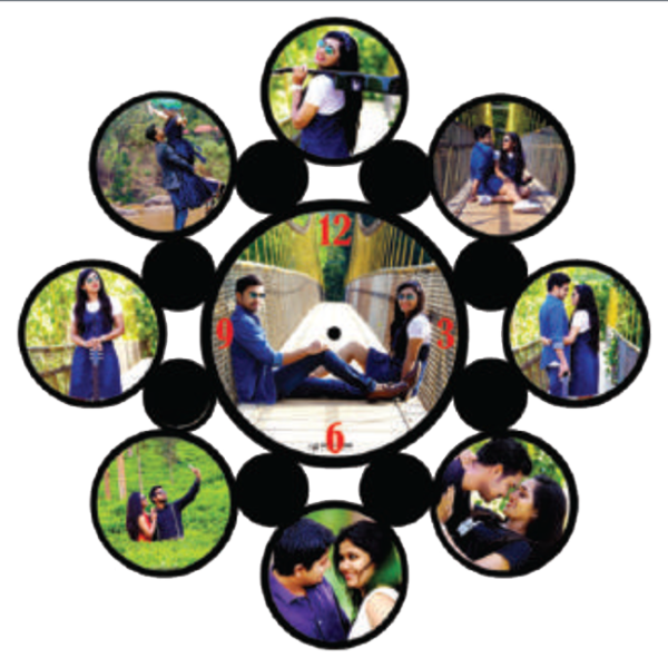 Clock Photo Frame Model 2